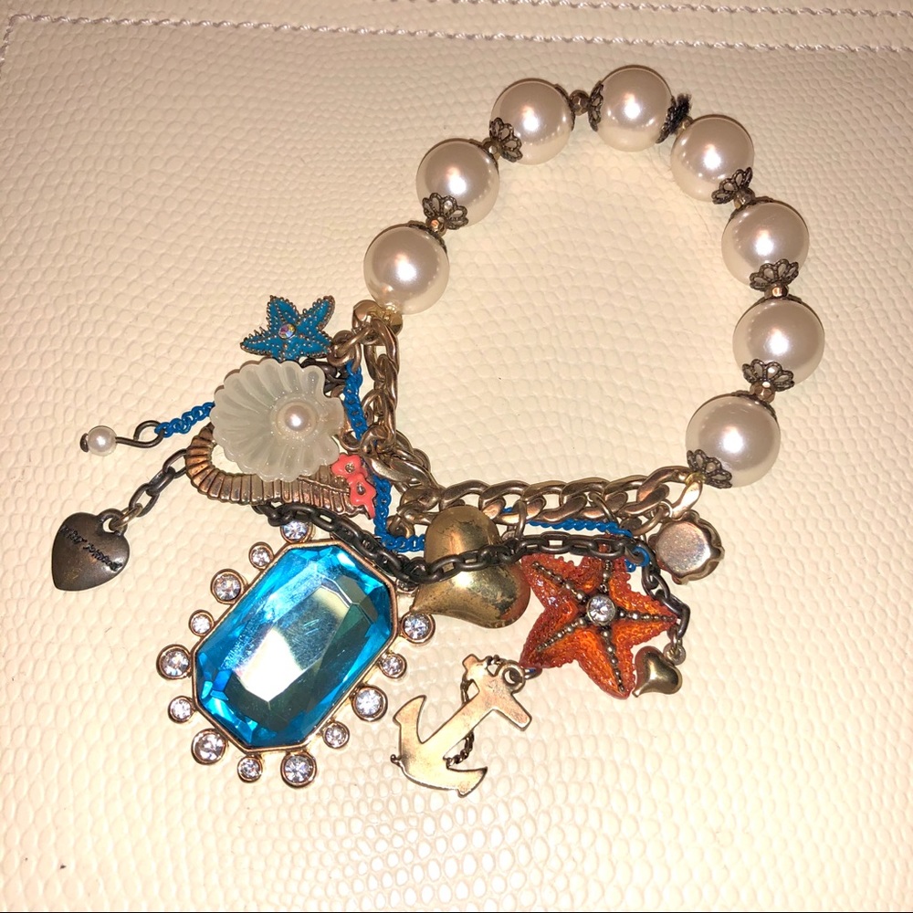 Betsey Johnson Under The Sea Charm Bracelet